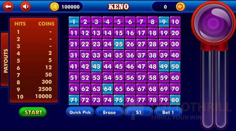 mass lottery keno numbers