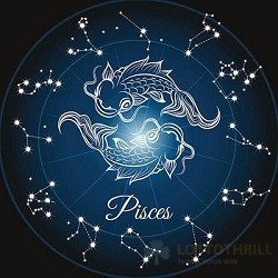 pisces lucky numbers logo